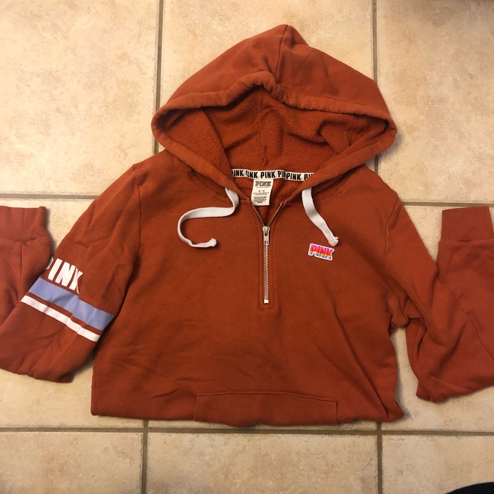 PINK Victoria Secret quarter zip hoodie